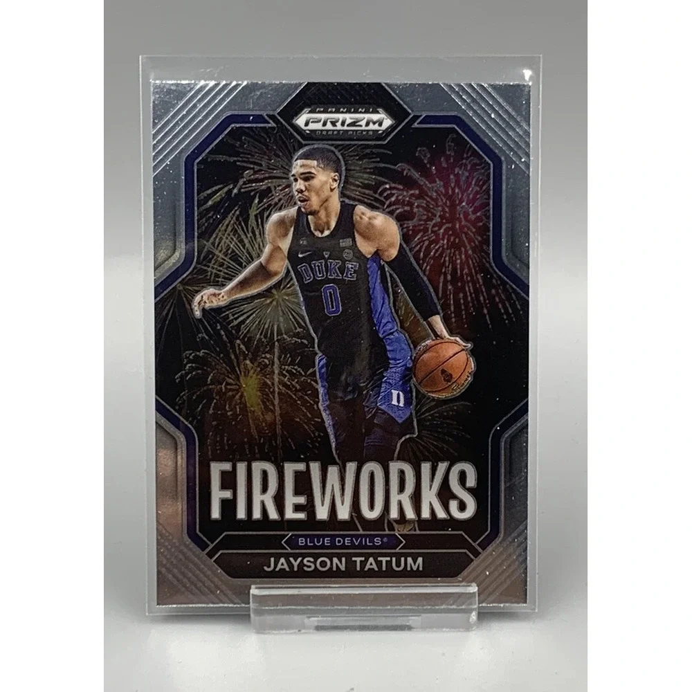 2023-24 PRIZM DRAFT PICKS JAYSON TATUM‎ FIREWORKS DUKE Blue Devils